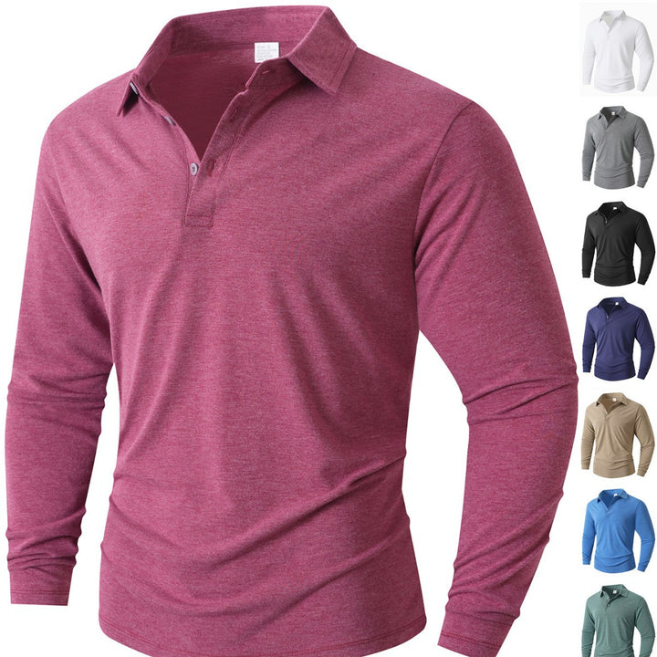 Herr Långärmad Poloshirt med modern skärning Mirla-Eva Jonsson