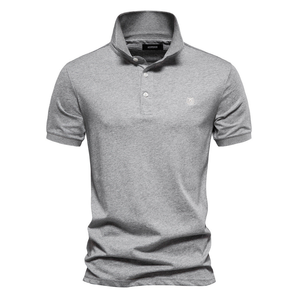 Herr Polo-shirt med fin piqué-struktur och klassisk krage Mirla-Eva Jonsson