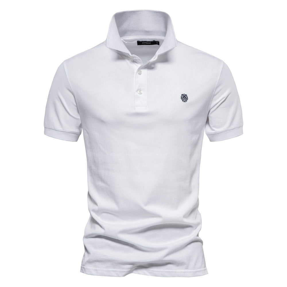 Herr Polo-shirt med fin piqué-struktur och klassisk krage Mirla-Eva Jonsson