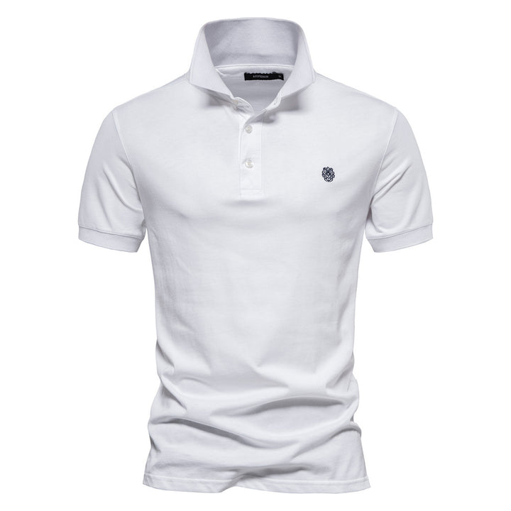Herr Polo-shirt med fin piqué-struktur och klassisk krage Mirla-Eva Jonsson