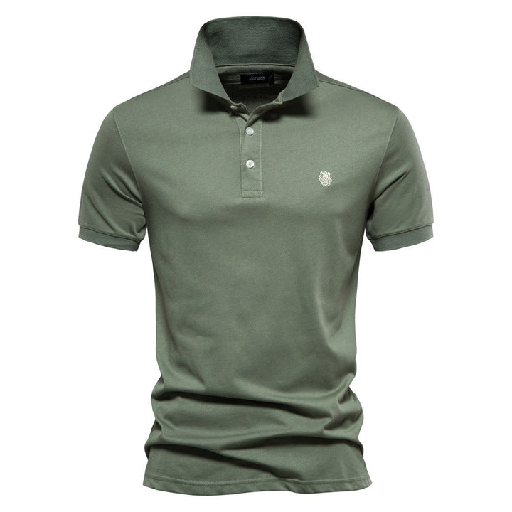 Herr Polo-shirt med fin piqué-struktur och klassisk krage Mirla-Eva Jonsson