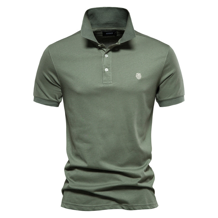 Herr Polo-shirt med fin piqué-struktur och klassisk krage Mirla-Eva Jonsson