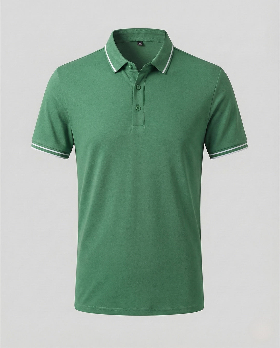 Herr Polo skjorta Piqué Slim Fit Paspel Krage-Eva Jonsson