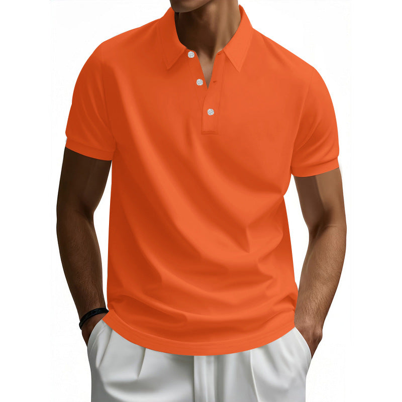 Herr Polo skjorta med strukturerad krage och fuktavledande material Eva Jonsson-Eva Jonsson