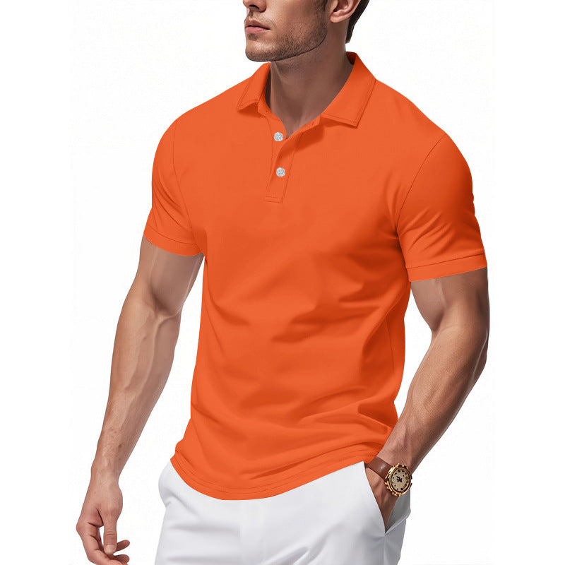 Herr Polo skjorta med strukturerad krage och fuktavledande material Eva Jonsson-Eva Jonsson