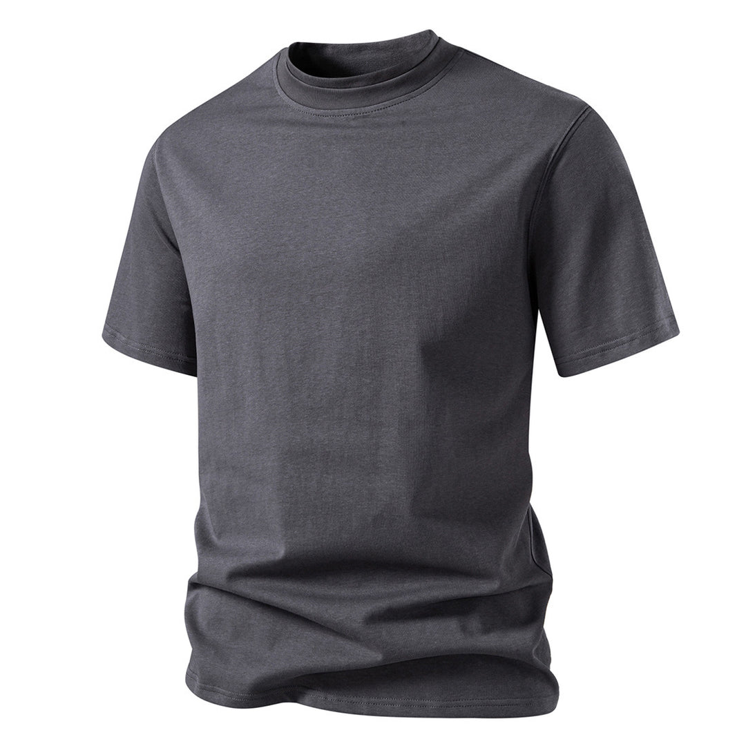 Herr Rundhals T-shirt i högkvalitativ bomull Mirla-Eva Jonsson