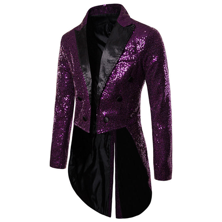 Herr Sequins Blazer med elegant dubbelknäppning och extravaganta detaljer Mirla-Eva Jonsson