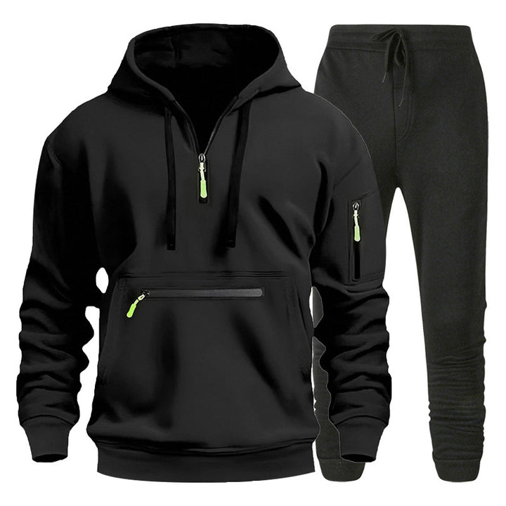 Herr Sportig Hoodie med Joggingbyxor Mirla-Eva Jonsson
