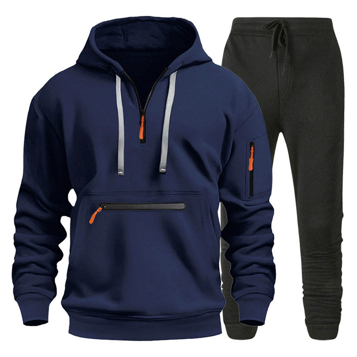 Herr Sportig Hoodie med Joggingbyxor Mirla-Eva Jonsson