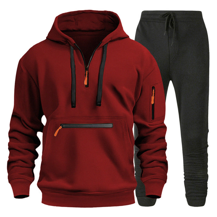 Herr Sportig Hoodie med Joggingbyxor Mirla-Eva Jonsson