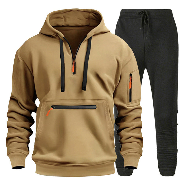 Herr Sportig Hoodie med Joggingbyxor Mirla-Eva Jonsson