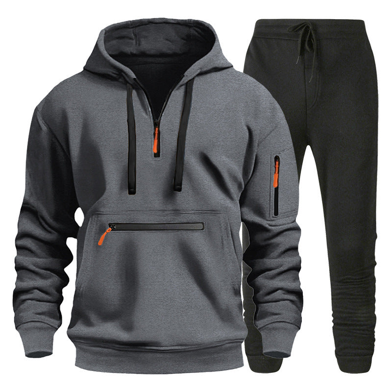 Herr Sportig Hoodie med Joggingbyxor Mirla-Eva Jonsson