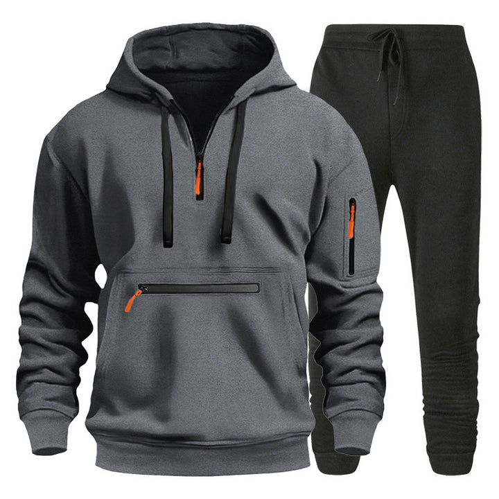 Herr Sportig Hoodie med Joggingbyxor Mirla-Eva Jonsson