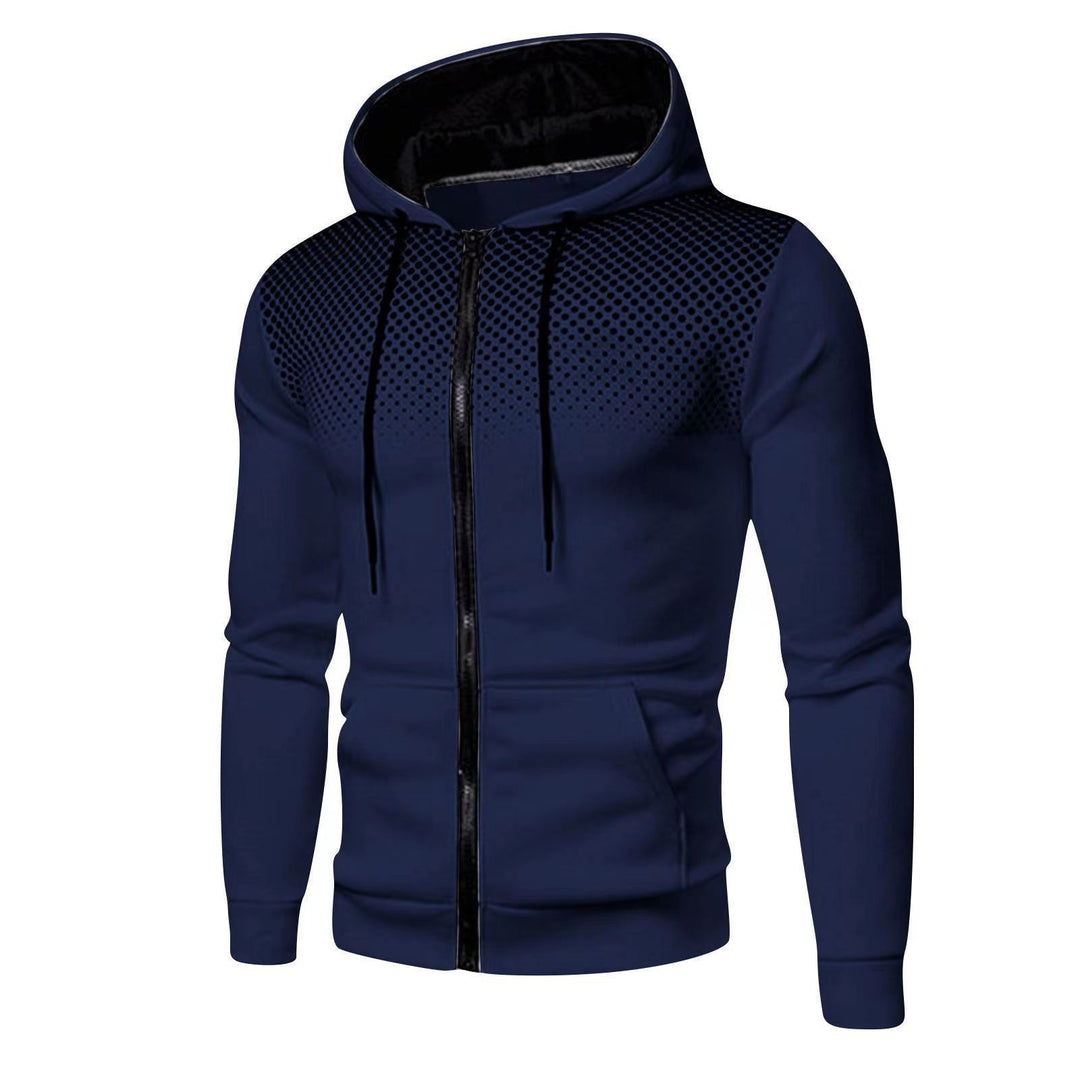 Herr Sportig Hoodie med andningsbart mesh-inlägg Mirla-Eva Jonsson