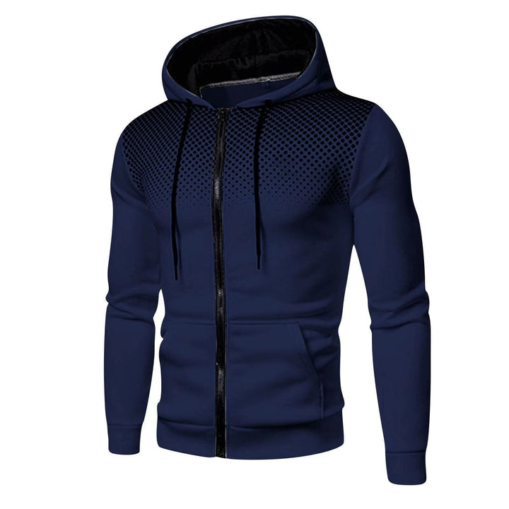 Herr Sportig Hoodie med andningsbart mesh-inlägg Mirla-Eva Jonsson