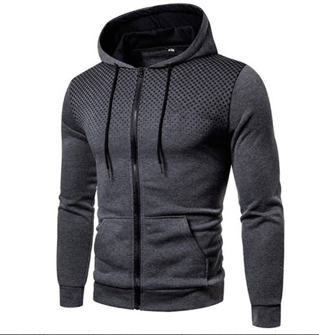 Herr Sportig Hoodie med andningsbart mesh-inlägg Mirla-Eva Jonsson