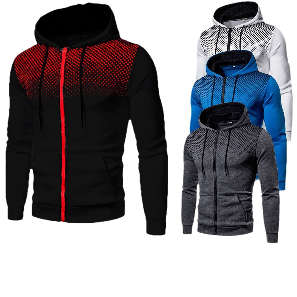 Herr Sportig Hoodie med andningsbart mesh-inlägg Mirla-Eva Jonsson