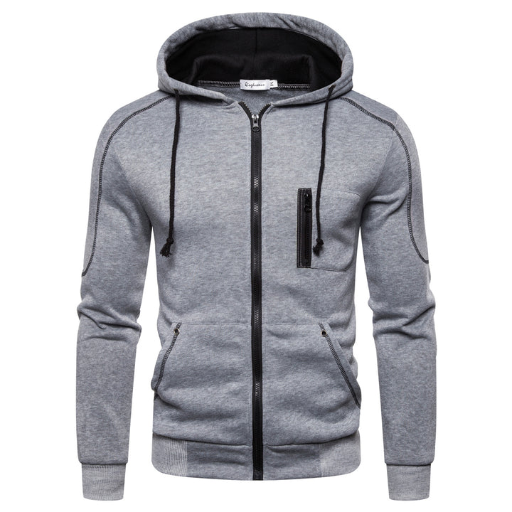Herr Sportig Hoodie med praktiska fickor och andningsbart material Mirla-Eva Jonsson