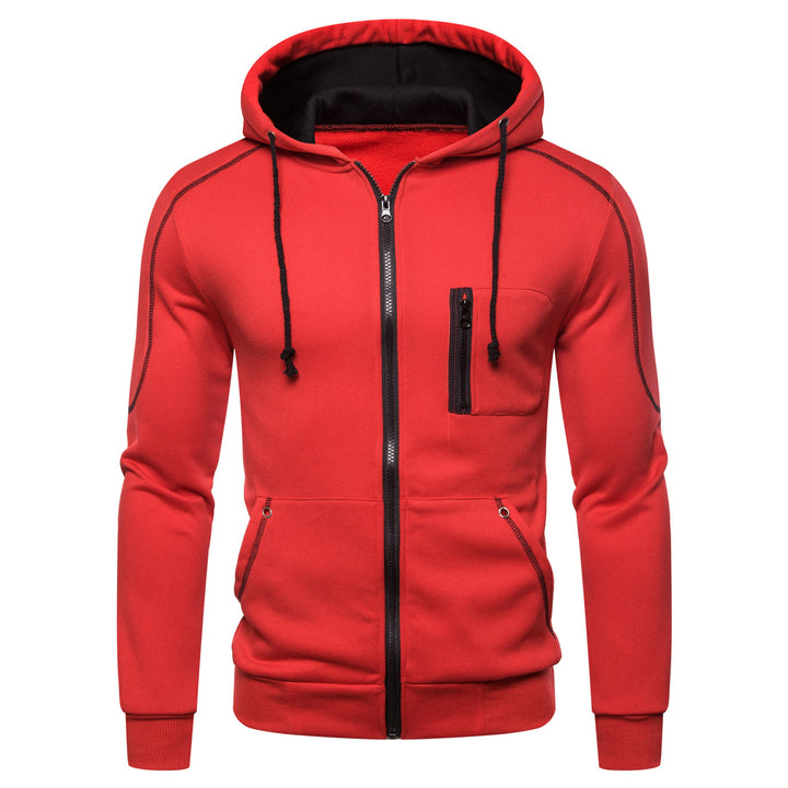 Herr Sportig Hoodie med praktiska fickor och andningsbart material Mirla-Eva Jonsson