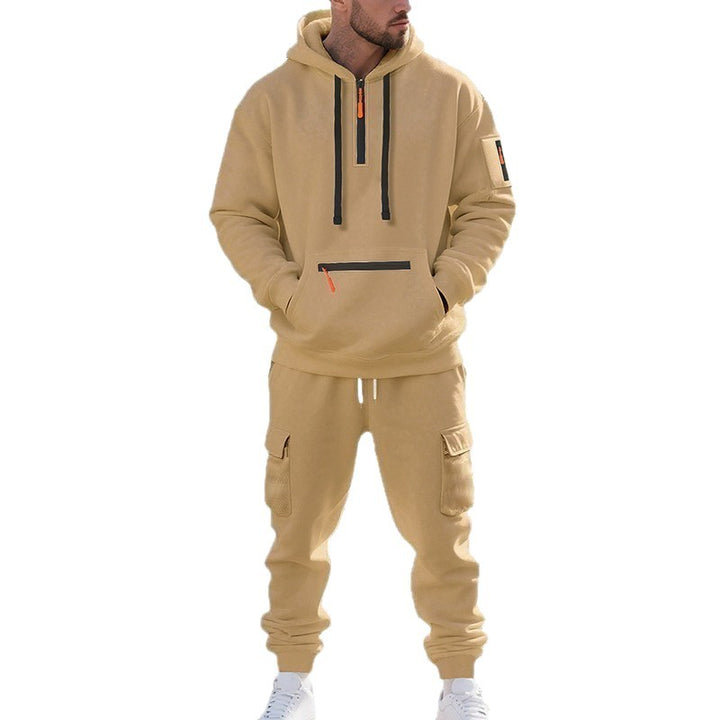 Herr Sportig Hoodie och Cargo-byxor Mirla-Eva Jonsson
