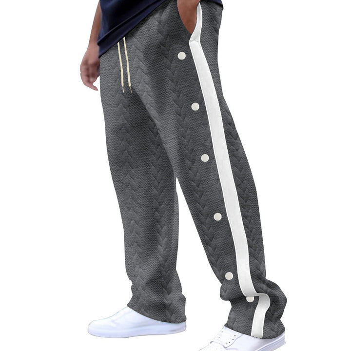 Herr Sportig Joggingbyxa med innovativ knappdesign Mirla-Eva Jonsson