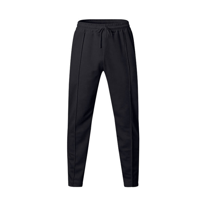 Herr Sportig Joggingbyxor med elastisk midja och dekorativa sid sömmar Mirla-Eva Jonsson