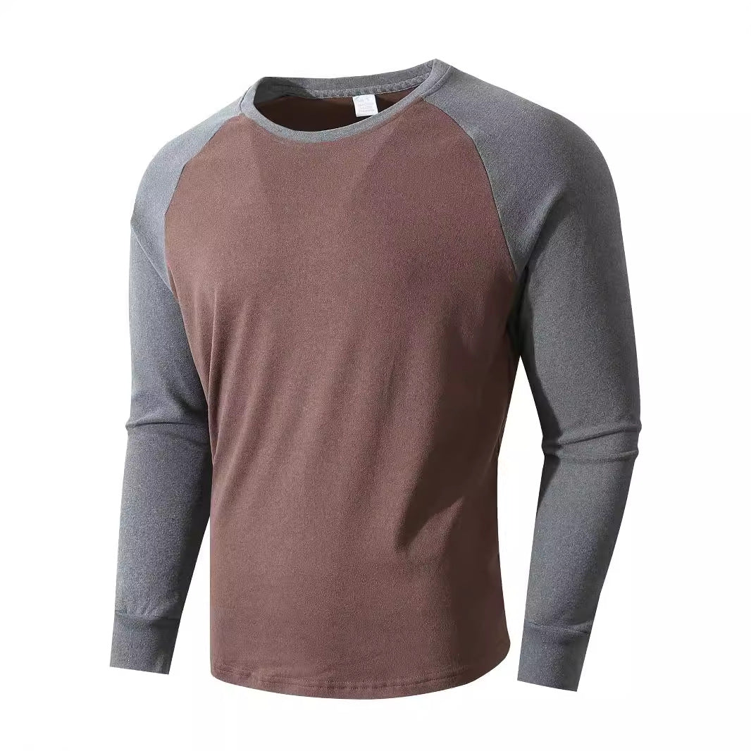 Herr Sportig Långärmad T-shirt med Raglanärmar Mirla-Eva Jonsson