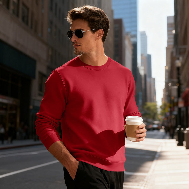 Herr Sportig Rundhalströja Eva Jonsson-Eva Jonsson