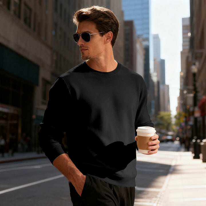 Herr Sportig Rundhalströja Eva Jonsson-Eva Jonsson