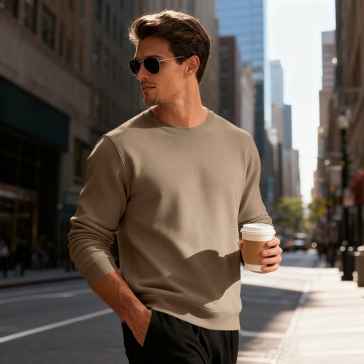 Herr Sportig Rundhalströja Eva Jonsson-Eva Jonsson