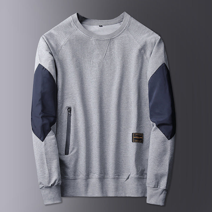 Herr Sportig Sweatshirt med kontrasterande ärmar Eva Jonsson-Eva Jonsson
