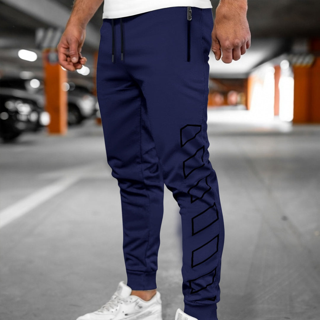 Herr Sportig joggingbyxor med modern design och sidofickor Eva Jonsson-Eva Jonsson