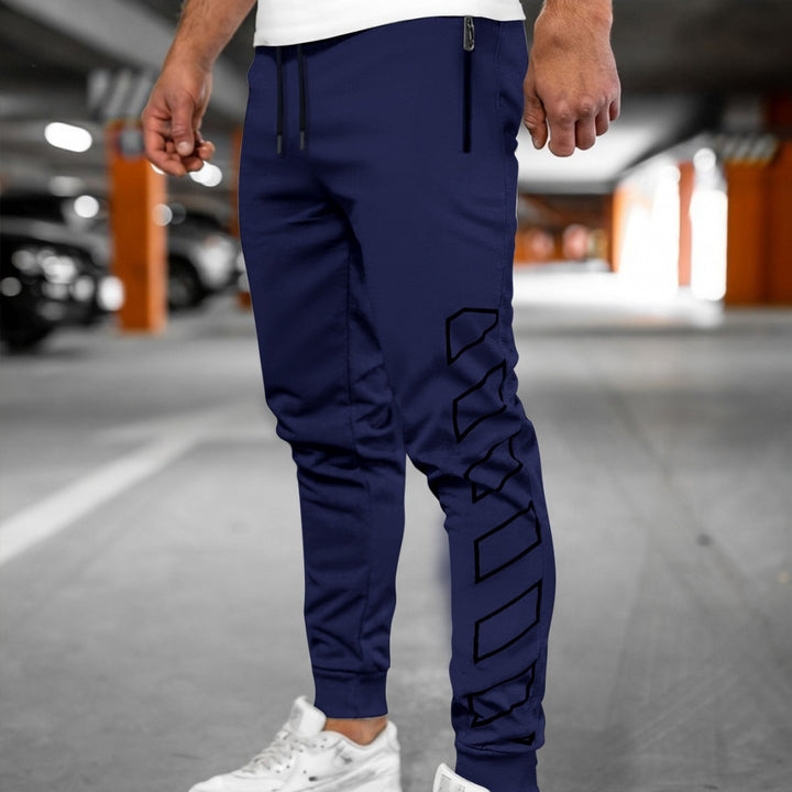 Herr Sportig joggingbyxor med modern design och sidofickor Eva Jonsson-Eva Jonsson