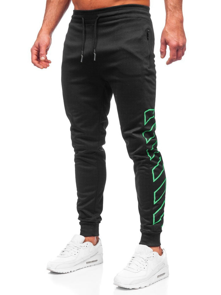 Herr Sportig joggingbyxor med modern design och sidofickor Eva Jonsson-Eva Jonsson