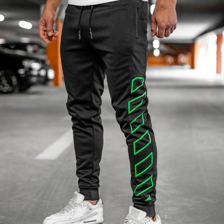 Herr Sportig joggingbyxor med modern design och sidofickor Eva Jonsson-Eva Jonsson