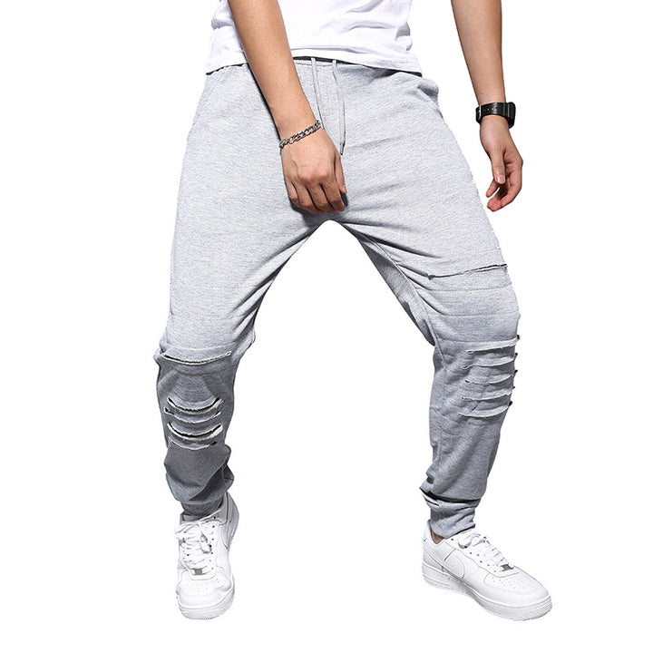 Herr Sportiga Haremsbyxor med trendiga revor och bekväm passform Mirla-Eva Jonsson