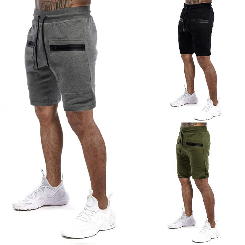 Herr Sportiga Shorts med justerbar midja och sidofickor med dragkedja Eva Jonsson-Eva Jonsson