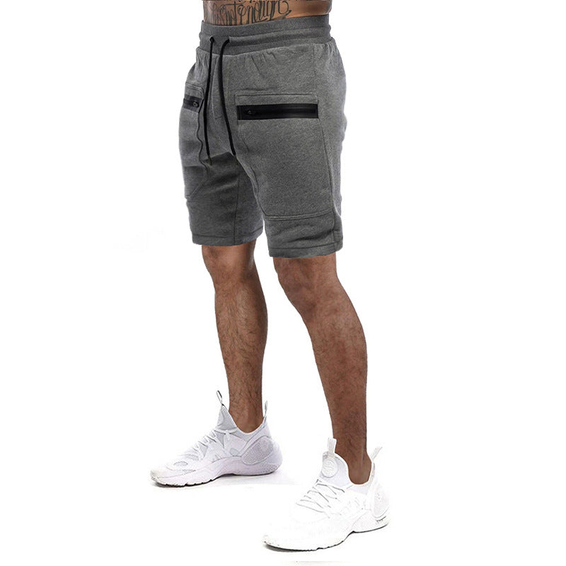 Herr Sportiga Shorts med justerbar midja och sidofickor med dragkedja Eva Jonsson-Eva Jonsson