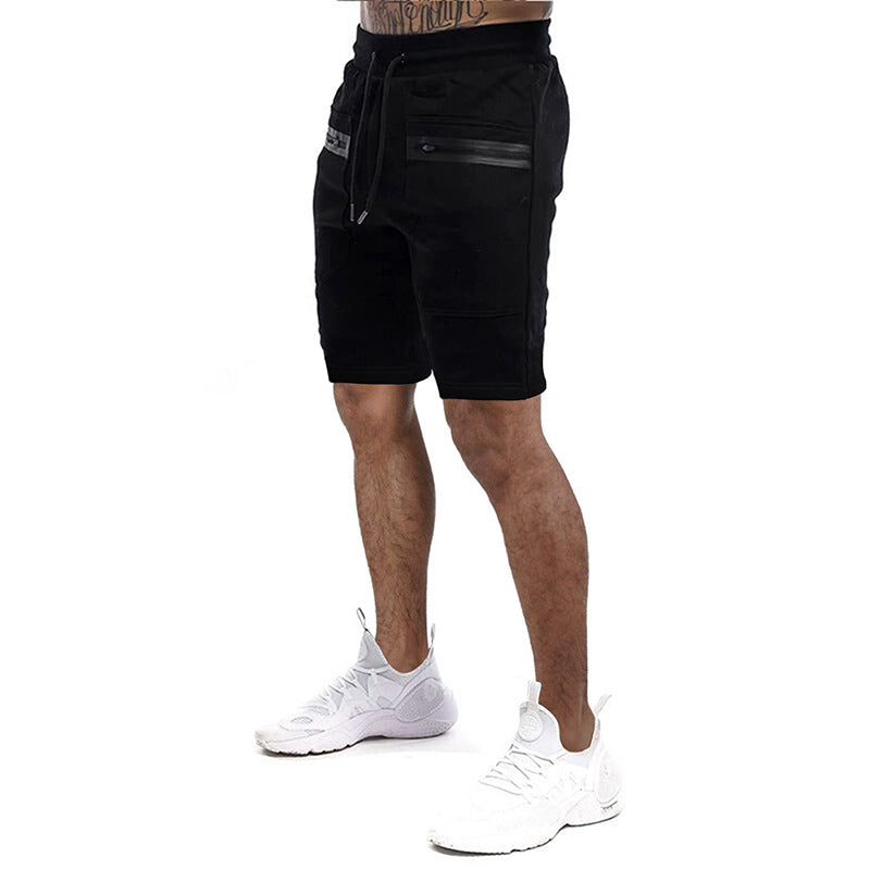 Herr Sportiga Shorts med justerbar midja och sidofickor med dragkedja Eva Jonsson-Eva Jonsson