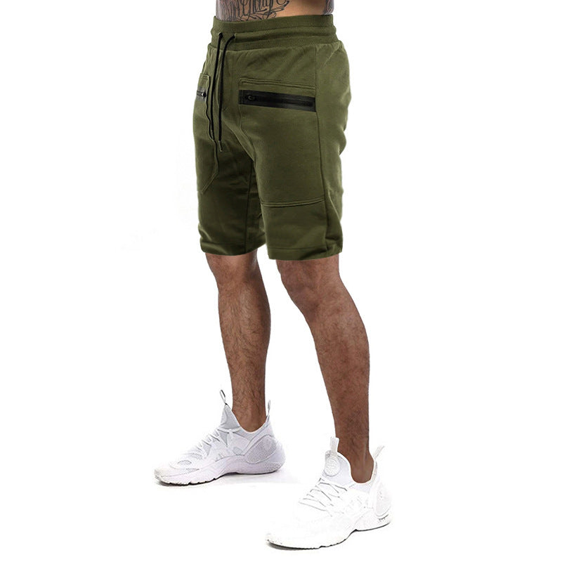Herr Sportiga Shorts med justerbar midja och sidofickor med dragkedja Eva Jonsson-Eva Jonsson