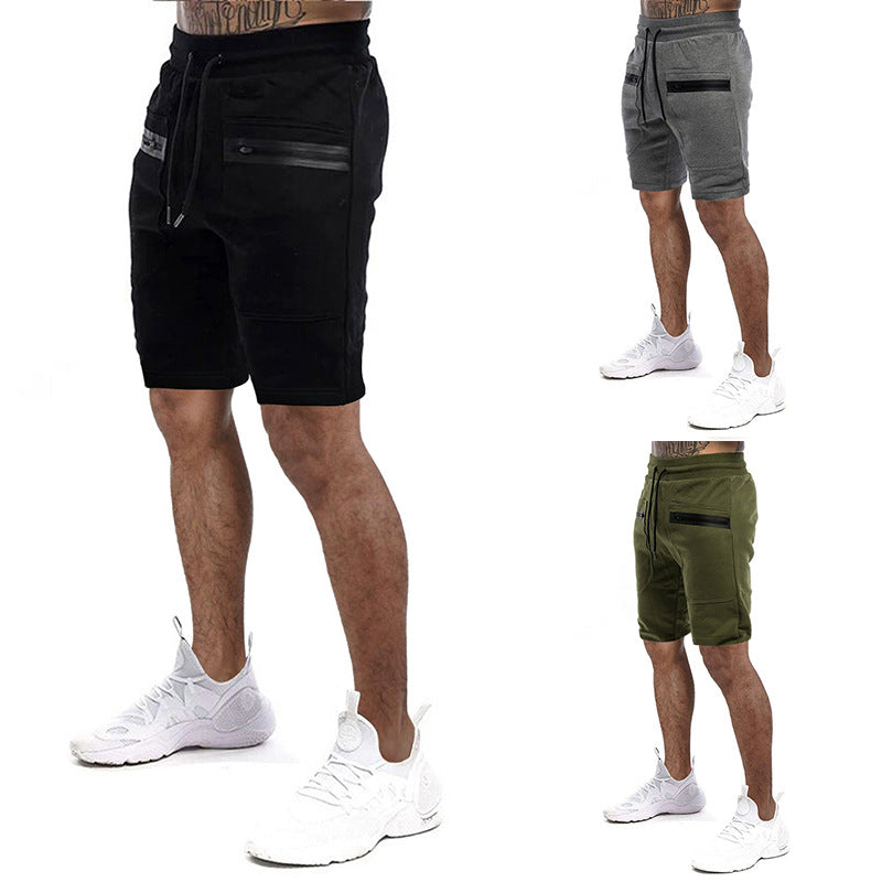 Herr Sportiga Shorts med justerbar midja och sidofickor med dragkedja Eva Jonsson-Eva Jonsson
