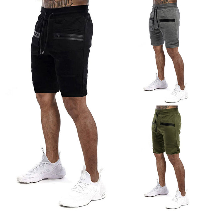 Herr Sportiga Shorts med justerbar midja och sidofickor med dragkedja Eva Jonsson-Eva Jonsson