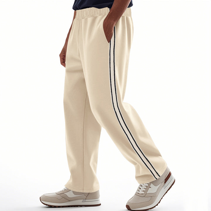 Herr Sportiga Sweatpants med sidostråk Eva Jonsson-Eva Jonsson