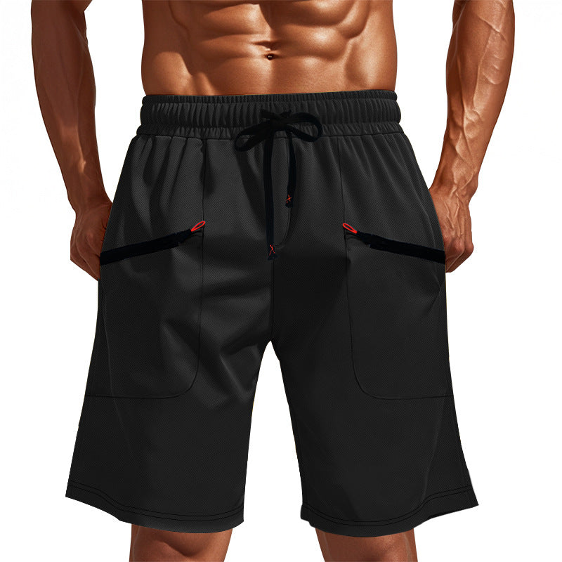 Herr Sportiga shorts med mångsidiga fickor och elastisk midja Mirla-Eva Jonsson