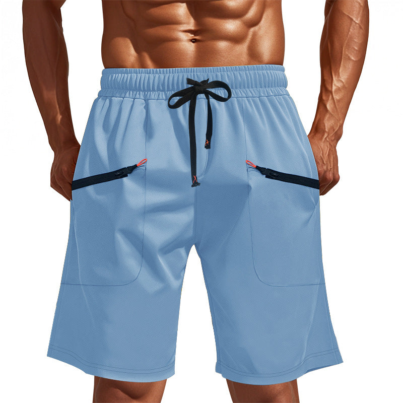 Herr Sportiga shorts med mångsidiga fickor och elastisk midja Mirla-Eva Jonsson