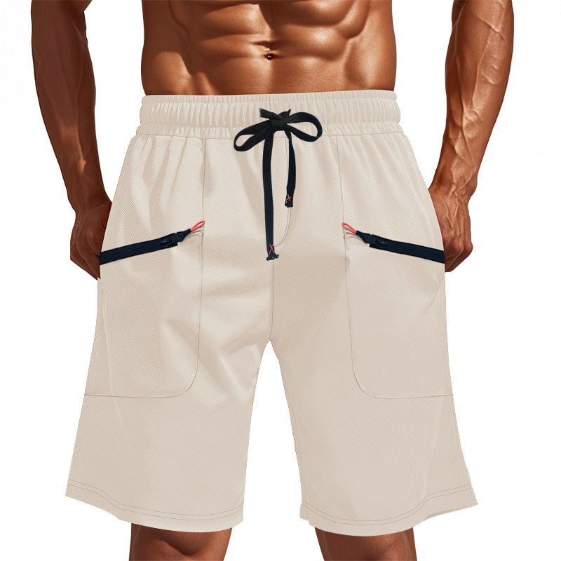 Herr Sportiga shorts med mångsidiga fickor och elastisk midja Mirla-Eva Jonsson
