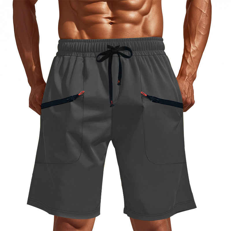 Herr Sportiga shorts med mångsidiga fickor och elastisk midja Mirla-Eva Jonsson
