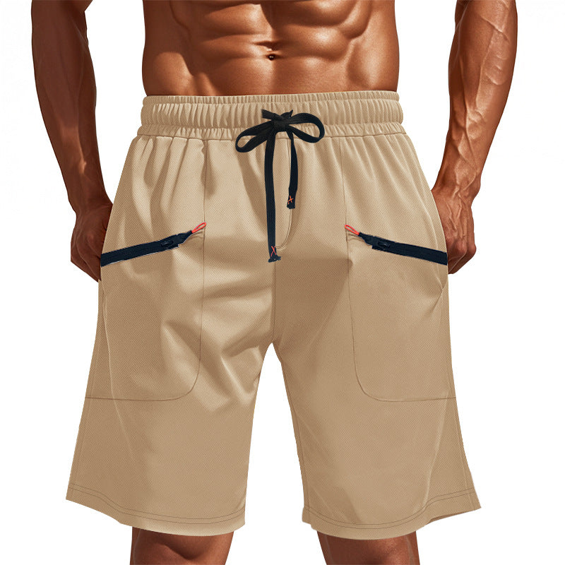 Herr Sportiga shorts med mångsidiga fickor och elastisk midja Mirla-Eva Jonsson