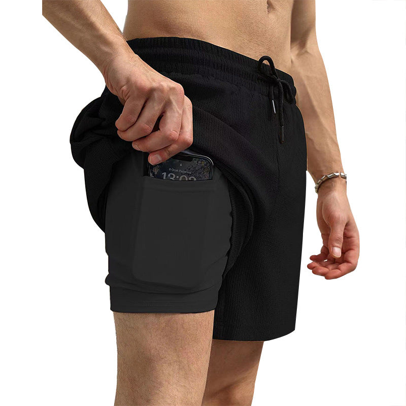 Herr Sportiga shorts med praktiska mobilfickor Mirla-Eva Jonsson