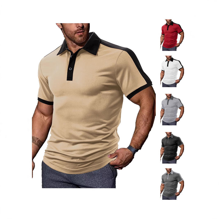 Herr Sportigt Polo-Shirt med andningsbar struktur Mirla-Eva Jonsson